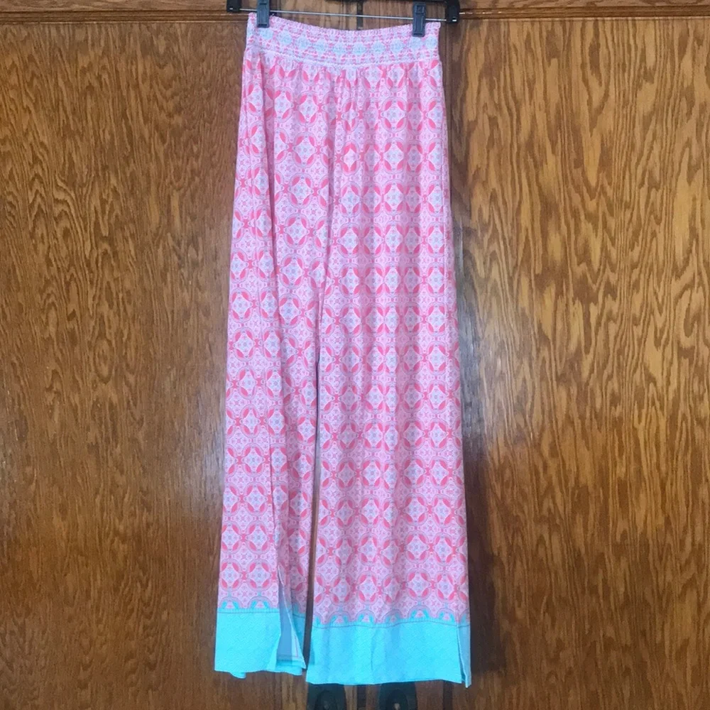 Cabana Life Palazzo Beach Pants Coral Tides Size XS - Picture 8 of 11